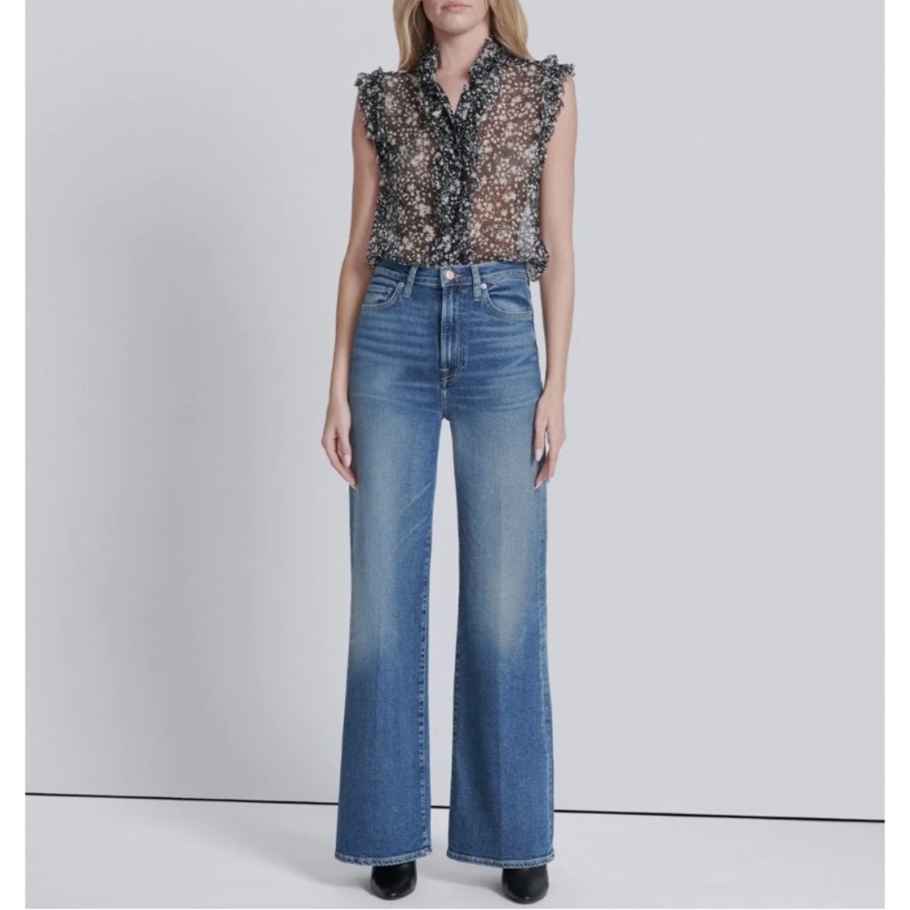 LUXE VINTAGE ULTRA HIGH RISE JO IN Petunia wash